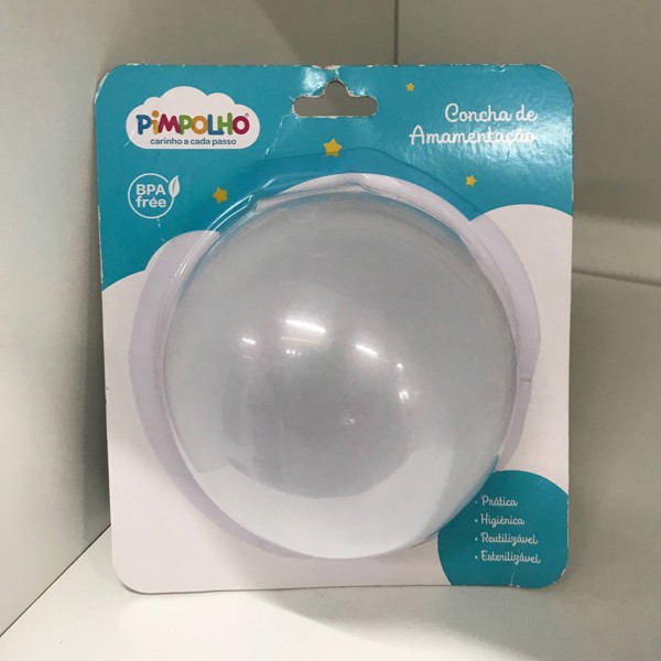 CONCHA DE AMAMENTACAO PIMPOLHO TRANSPARENTE