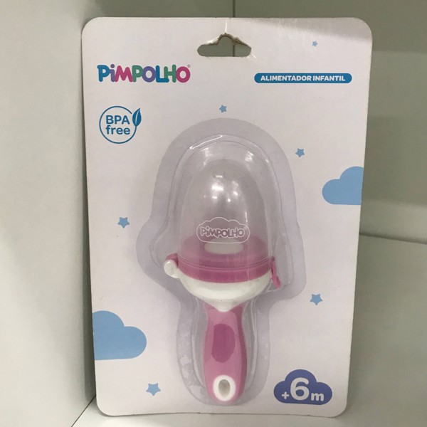 ALIMENTADOR INFANTIL UNISSEX PIMPOLHO ROSA
