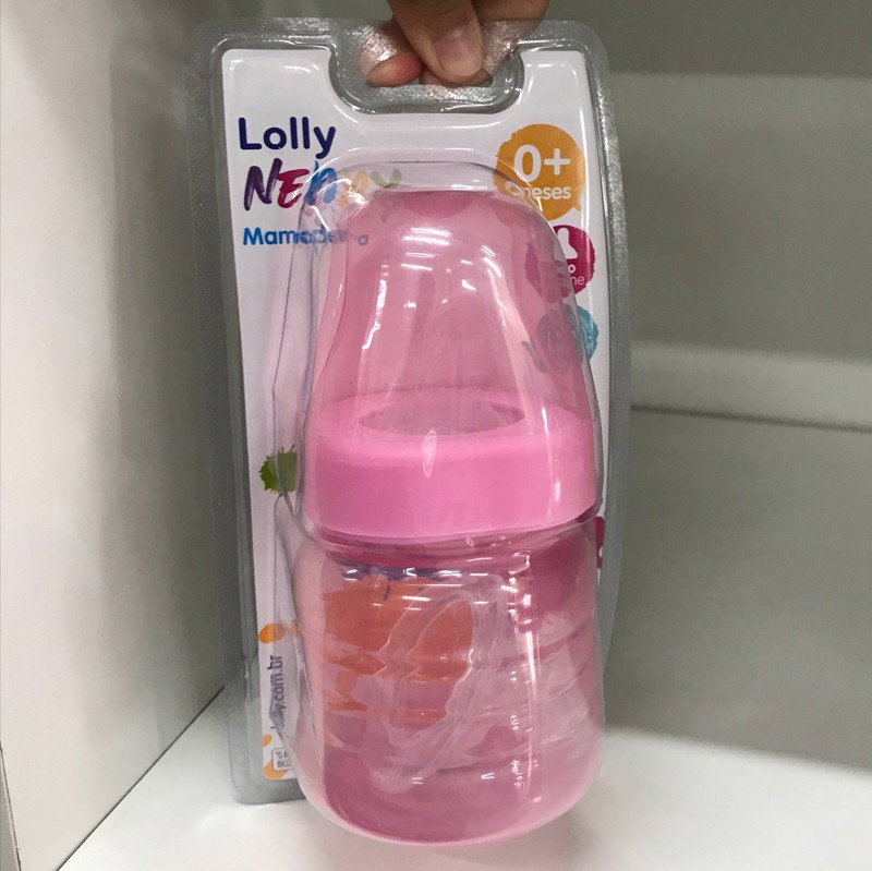 MAMADEIRA LOLLY BIG CLEAN 160ML SIL.R - ROSA...7896699013635