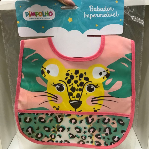 BABADOR IMPERMEAVEL FEM PIMPOLHO ROSA/ONCA