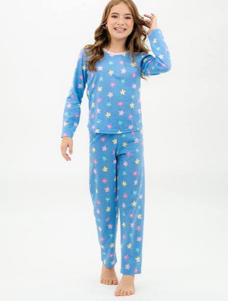 PIJAMA MALHA FRIA JUVENIL S/ BOTAO MONA FEM - TAM.M  R.001...7897725168473