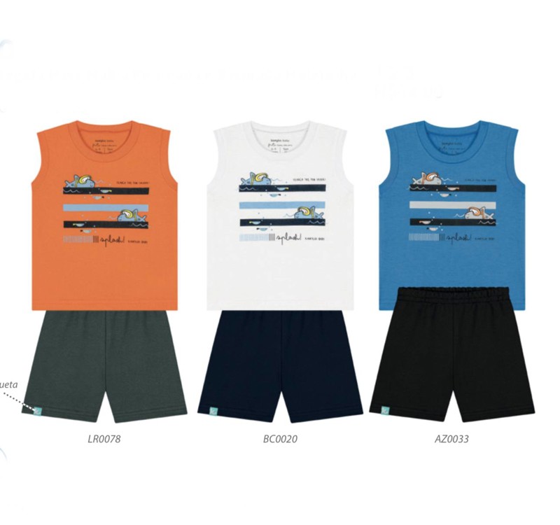 CONJ KAMYLUS MASC PMG TUB - TAM.G = AZUL  43780...7908925731586