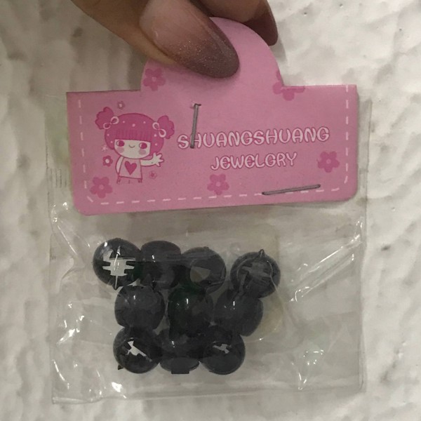 KIT TERERE BOLINHAS PRETO C/ 10UND   MKBJ.