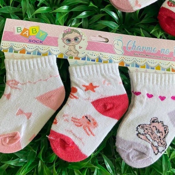 KIT MEIA CHARME NO PE EST C/3 - FEM  910....7892709170107