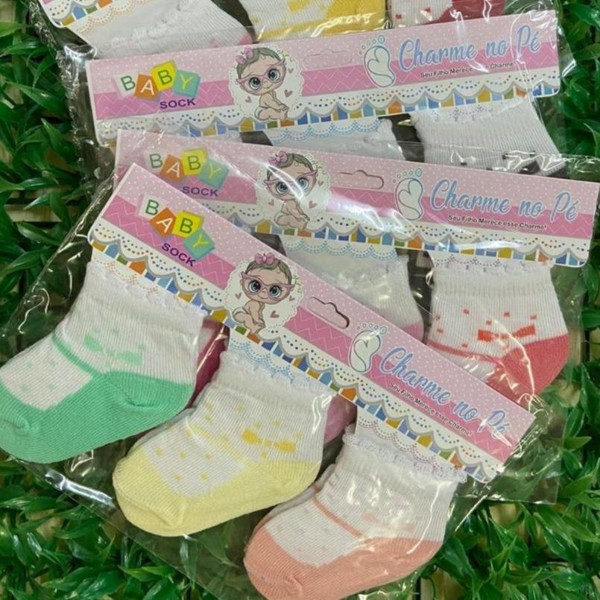 KIT MEIA CHARME NO PE LISA C/3 - FEM  910....7891575630227