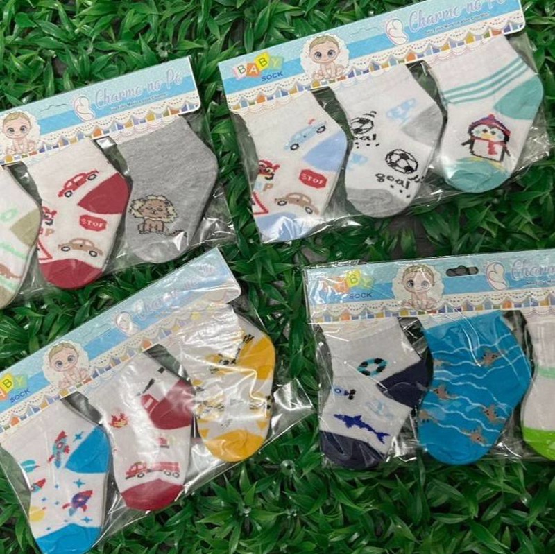 KIT MEIA CHARME NO PE EST C/3 - MASC  910....7897123244786