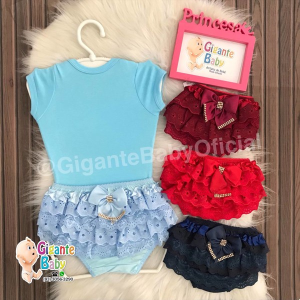 CALCINHA BUNDA RICA PRINLI = BELA LUXO - M 1008...7892801515943