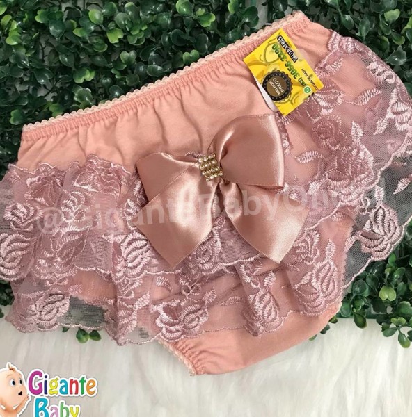 CALCINHA BUNDA RICA PRINLI = TULE - M  1011...7895297269925