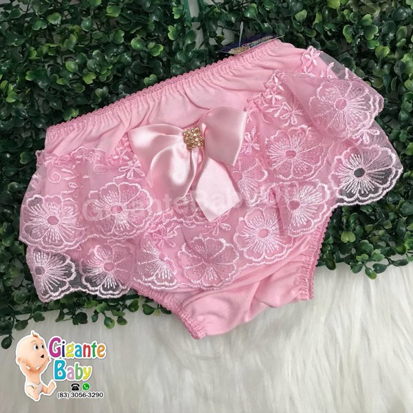 CALCINHA BUNDA RICA PRINLI = TULE - M  1011...7895297269925