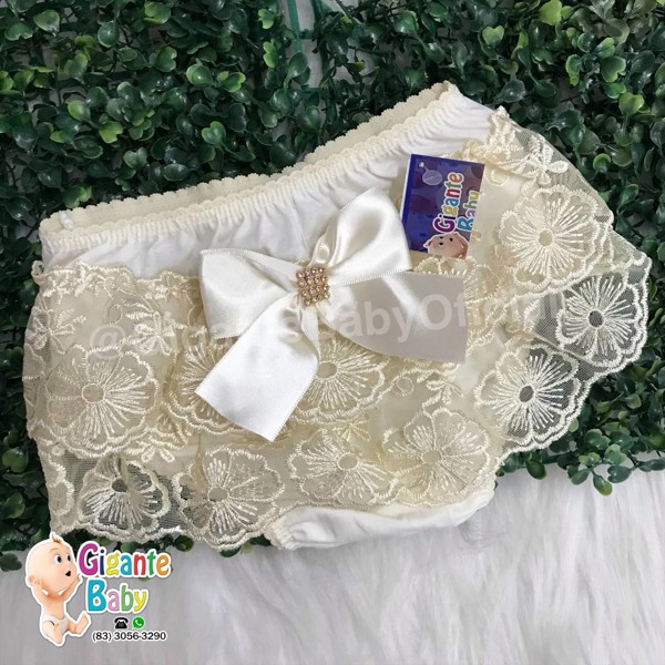 CALCINHA BUNDA RICA PRINLI = TULE - M  1011...7895297269925