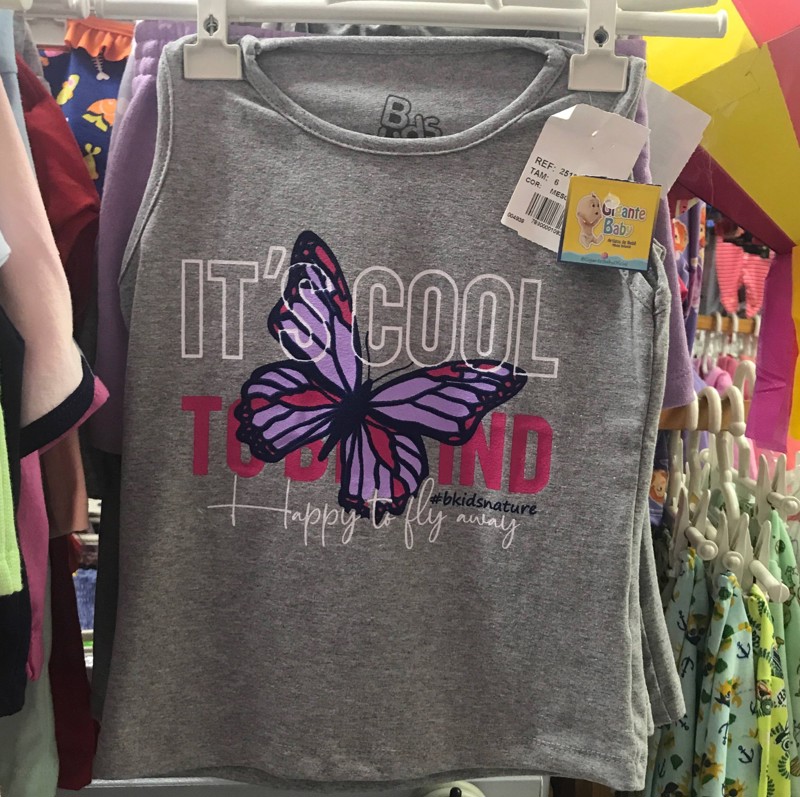 CONJ BKIDS FEM 468 REG BORBOLETA COOL  - TAM.8