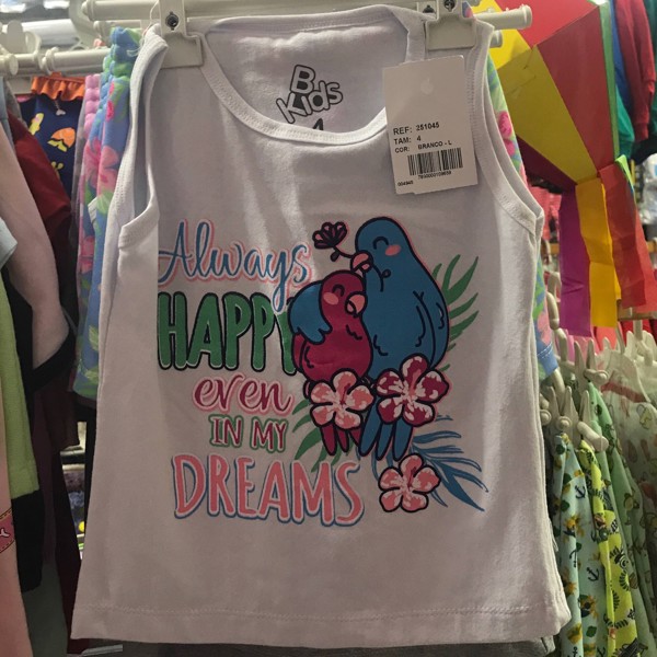 CONJ BKIDS FEM 468 REG ALWAYS PAPAGUAIOS - TAM.8