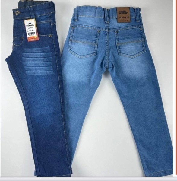 CALÇA JEANS BRANKIS MASC C/ BIGODE - TAM.10    R.065