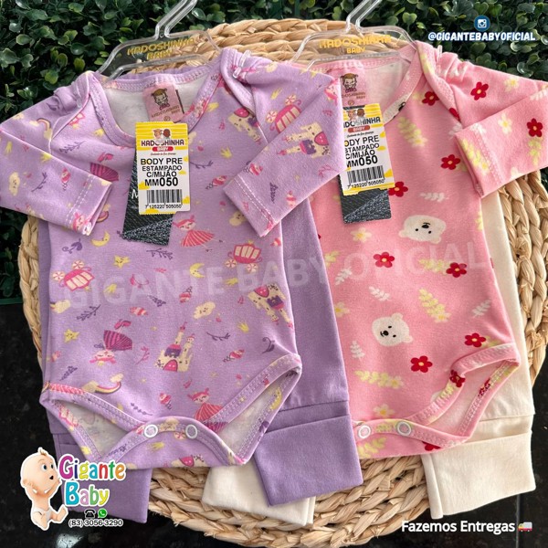 CONJ BODY C/ CALÇA KADOSHINHA PREMATURO EST - FEM....79097820689455