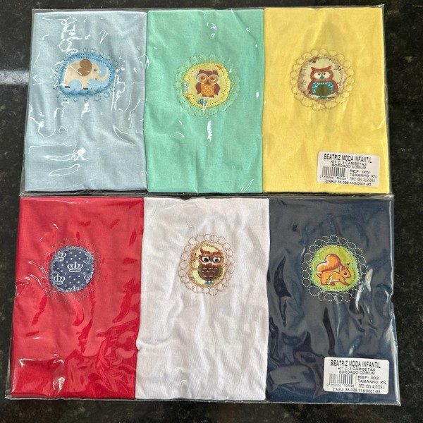 KIT CAMISETA C/3 BEATRIZ 002 - MASC...79097820689464