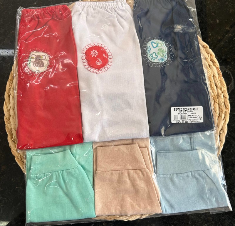 KIT MIJAO C/3 PE ABERT BEATRIZ 003 - MASC...79097820689473