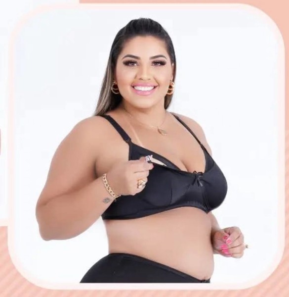 SUTIA AMAMENTAÇAO MODELYFE PRETO - TAM.P....79097820689552