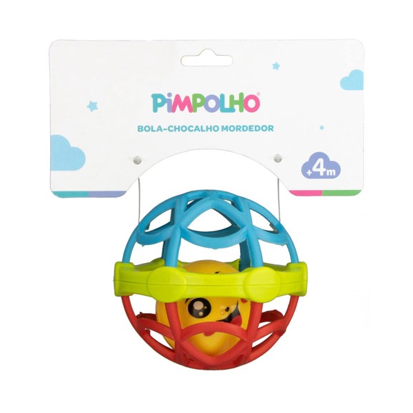 BOLA CHOCALHO PIMPOLHO - VERMELHO....7908161371812