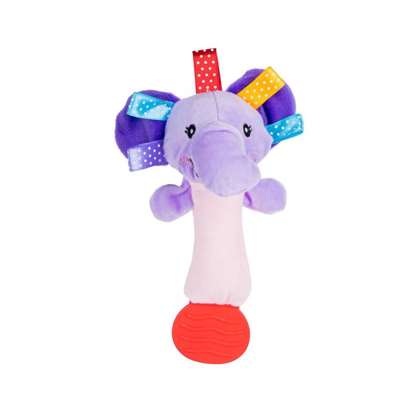 CHOCALHO C/ MORDEDOR PIMPOLHO - ROXO/ELEFANTE....7908161344175