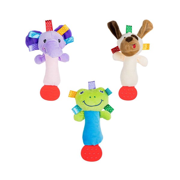 CHOCALHO C/ MORDEDOR PIMPOLHO - ROXO/ELEFANTE....7908161344175