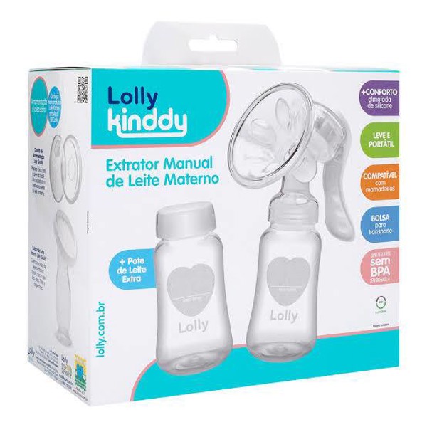 EXTRATOR MANUAL LEITE MATERNO LOLLY....7896699033633