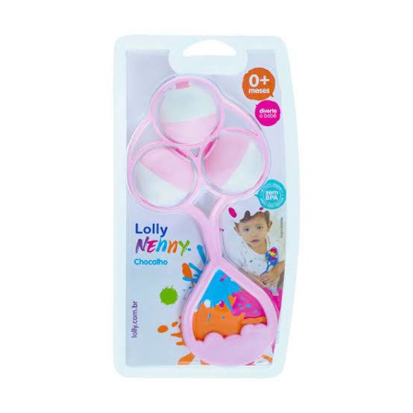 CHOCALHO LOLLY TIP BOLAS CART - ROSA...7896699015950