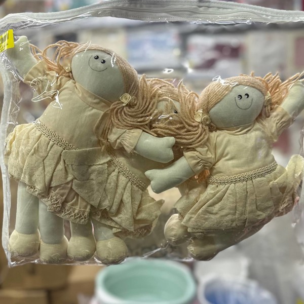 KIT PELUCIA BONECAS P/ NICHO FC C/3UN - BEGE REND....79097820689682