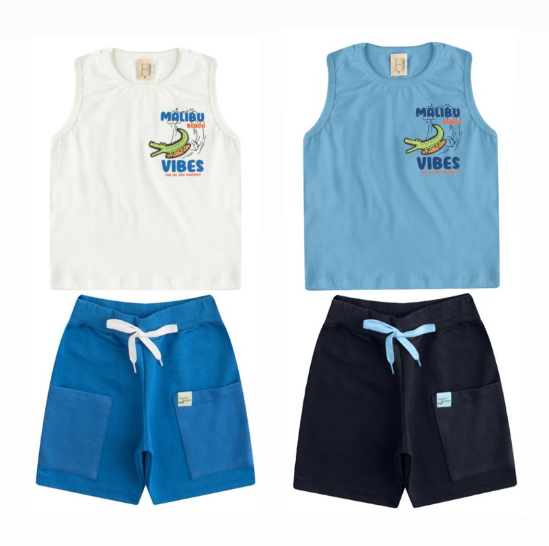 CONJ HRRADINHOS MASC REG 123 - JACARE 14915....79097820689741