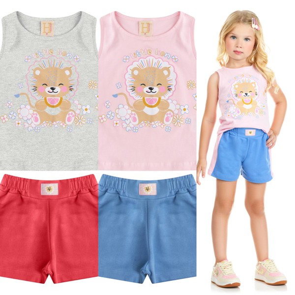 CONJ HRRADINHOS FEM JARD PMG - LEOA LITTLE 14812....79097820689746