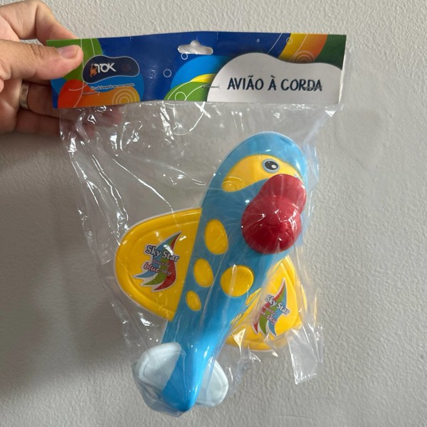 AVIAO BRINQ PLASTICO A CORDA TOK MT-1446.....7908224332347