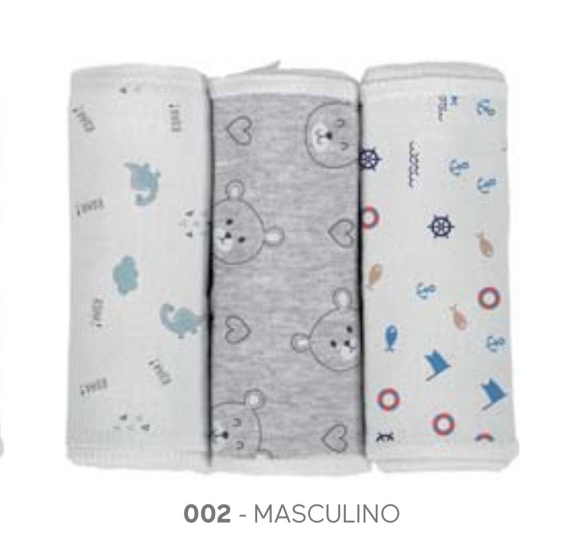 FAIXA UMBILICAL BUBLIM C/3 MALHA LISO 10X80 - MASC 31001...7908131424401