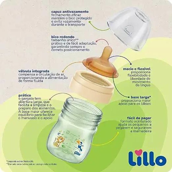 MAMADEIRA LILLO SUPER EVOLUTION LATEX - 150ML...7896033212977