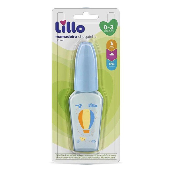 CHUQUINHA LILLO PRIMEIROS PASSOS SIL 50ML - AZUL...7896033221245