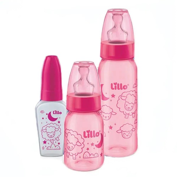 KIT MAMADEIRA LILLO C/3 EVOLUÇAO DIVERTIDA - ROSA...7896033211383