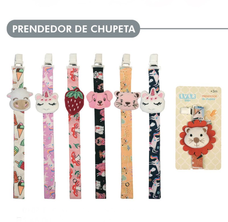 PREND DE CHUPETA EVERLY C/PELUC SORT - FEM...7892517284546