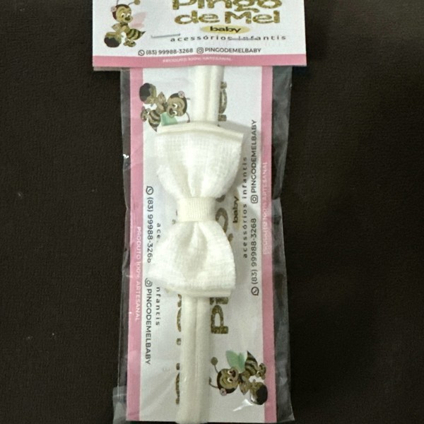 TIARA FINA DE REDE JUNTA PANO PINGO DE MEL....79097820689904