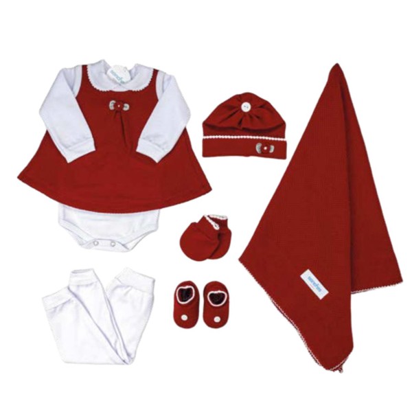 SAIDA MAT SANCHES 7PÇ FEM NOVA 1101 - FOGO C/ BRANCO....7898535193235