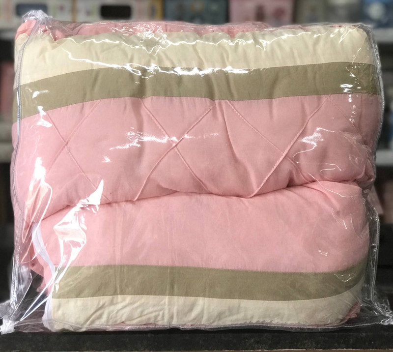 KIT MINI BERÇO SAMARA CRU. LISO - FEM = ROSEE YSIS.....79097820689949