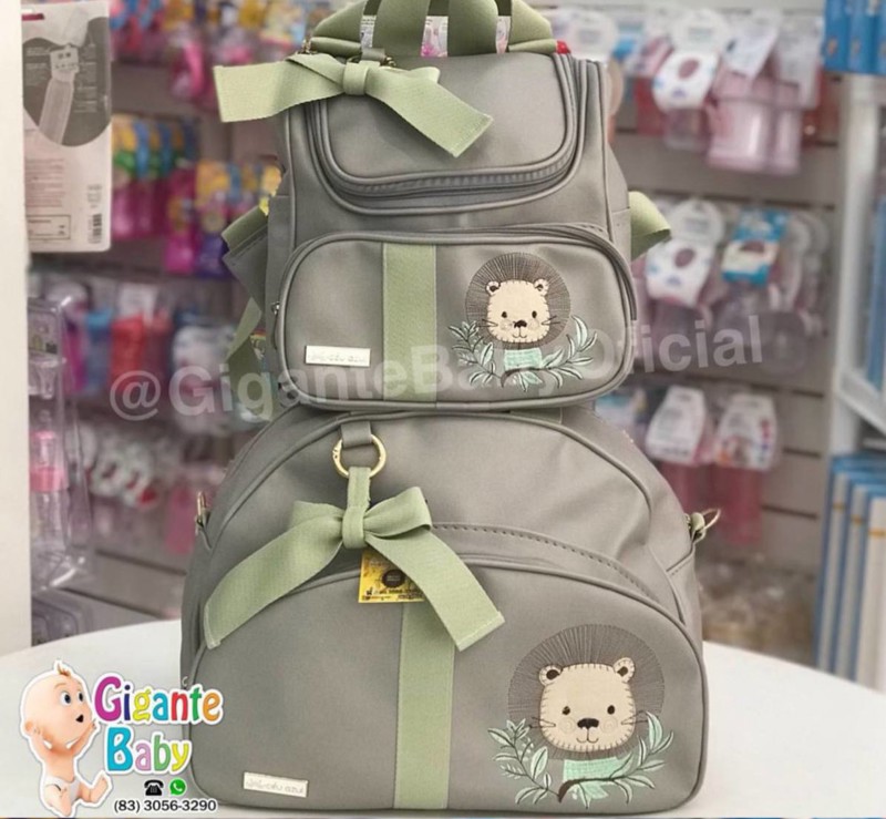 KIT BOLSA CEU AZUL 2 PÇ LISBOA LUXO MASC - LEAO /AZUL - BEGE...7894666698632