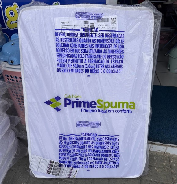 COLCHAO PRIME CERCADO BR G - 1,05X70X7....79097820689548