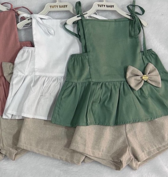 CONJ BABY TUTY FEM LINHO BLUSA ALÇA 542....79097820690012