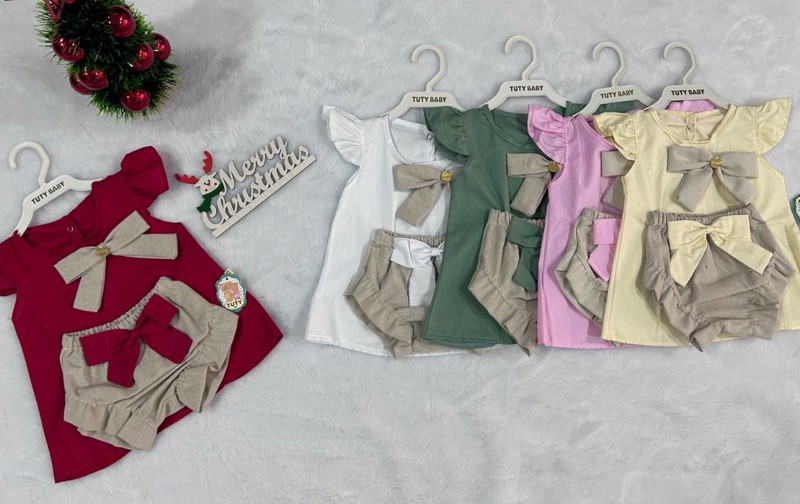 CONJ BABY TUTY FEM LINHO BLUSA LAÇO G 502....79097820690015