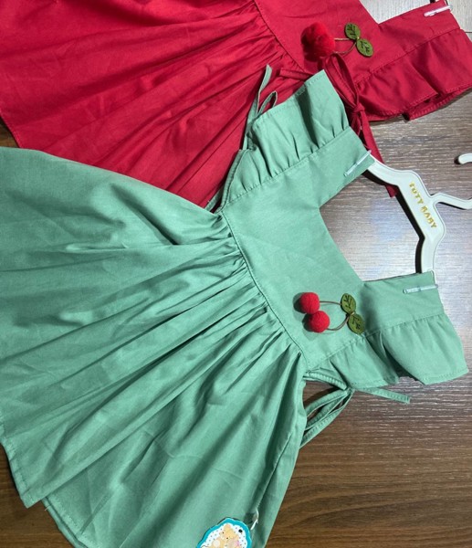 VESIDO BABY TUTY FEM C/ POMPOM 2500....79097820690017