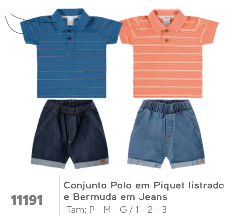 CONJ DING DANG BABY MASC  POLO L BER JEA 11191 - TAM.PMG....79097820690026