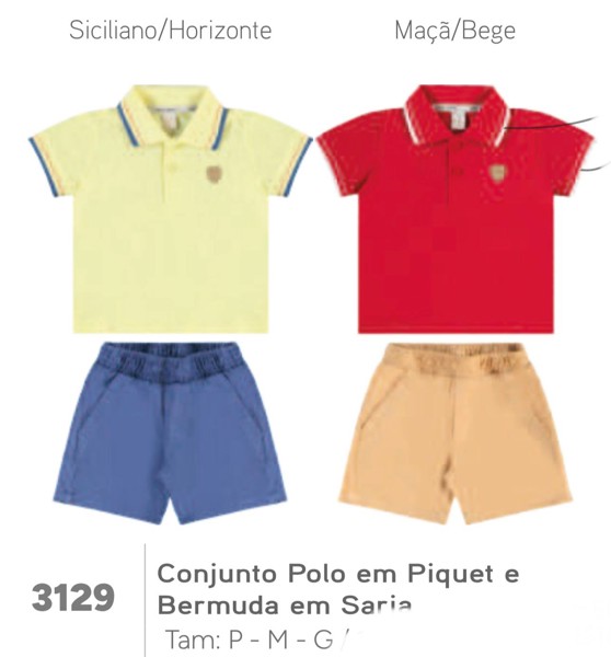 CONJ DING DANG BABY MASC POLO BERM JE 3129 - TAM.PMG....79097820690027