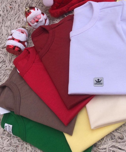 CAMISA BASICA LISA TUTU KIDS