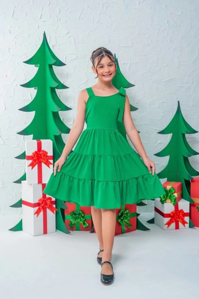 VESTIDO FESTA POLLY ZOE = VERDE