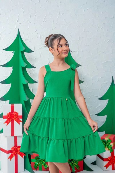 VESTIDO FESTA POLLY ZOE = VERDE