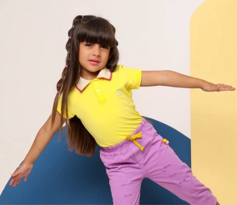 CAMISA POLO INF FEM MANIA VISUAL