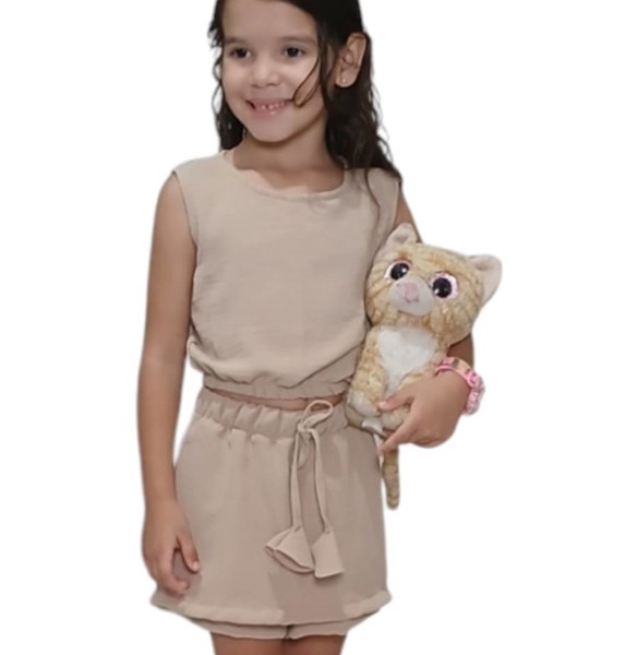 VESTIDO INF TURMA NANY AMORA REGATA